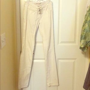 J Brand Creamy White Corduroy Pant